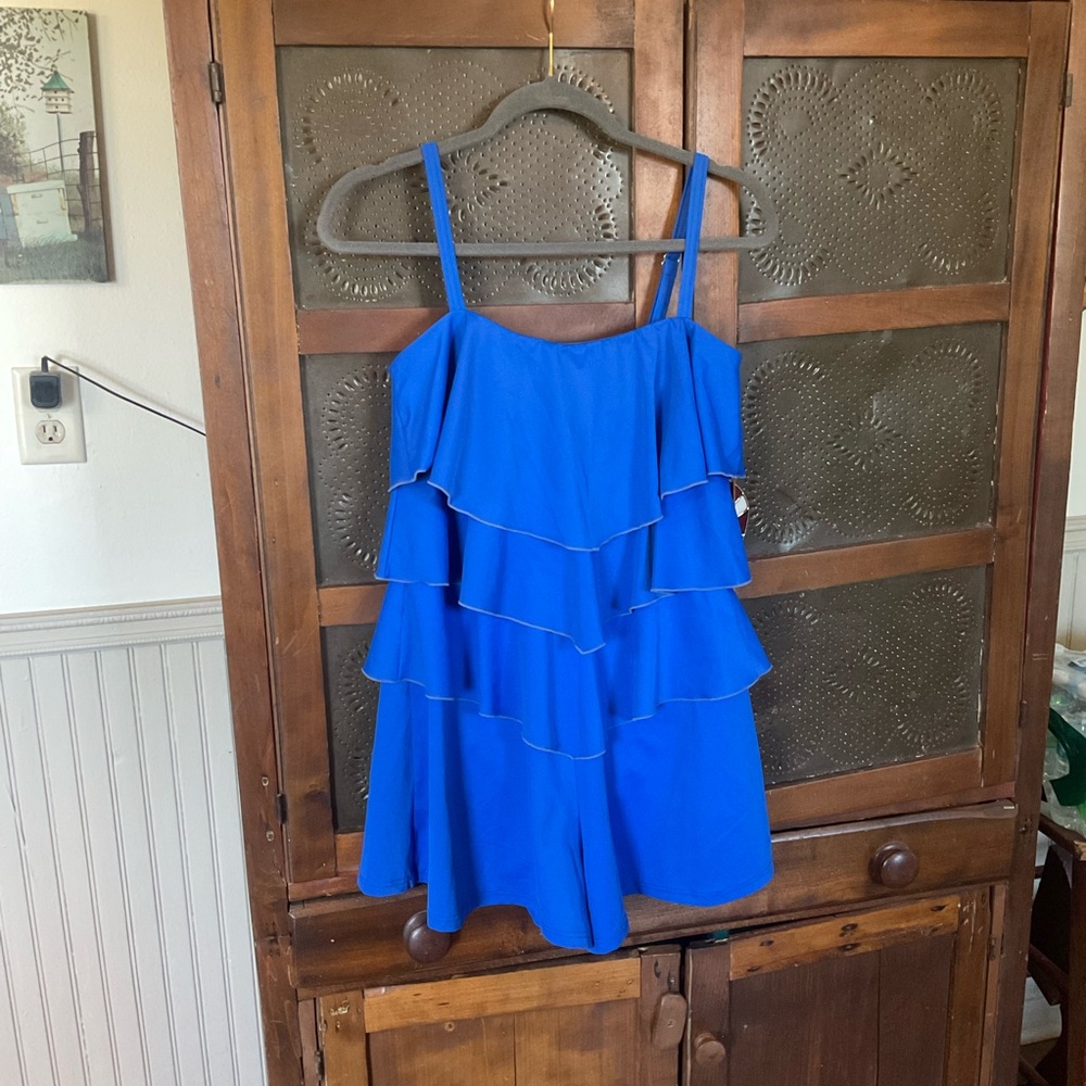 Fit 4 U Tiered Shorts One Piece Swimsuit 10